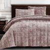 Chezmoi Collection Juego de Edredón de Terciopelo Piers
