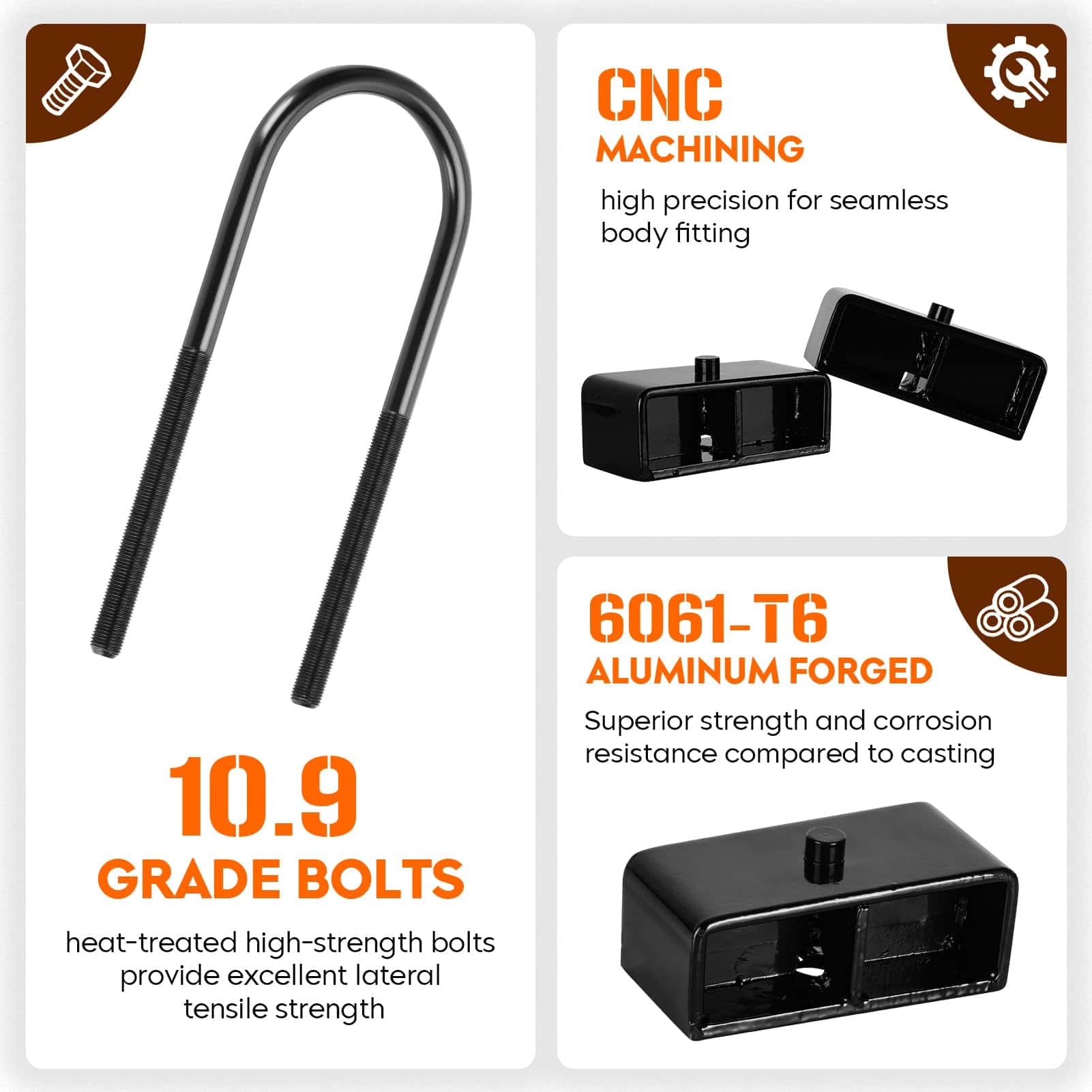 Kit de elevación de nivel trasero AEagle 2" para Dodge Ram - Imagen 4