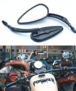 Espejos retrovisores para motocicleta WTZMOTO con forma de