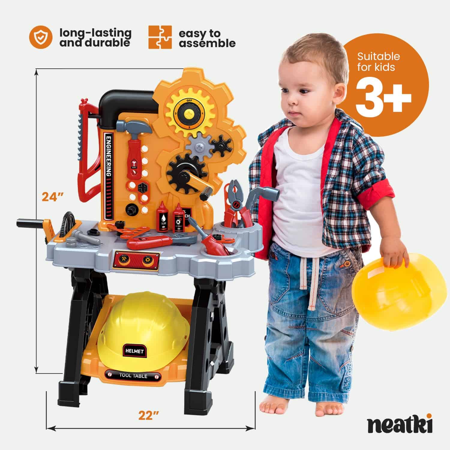 Juego de Herramientas para Niños Neatki: Banco de Trabajo - Imagen 7