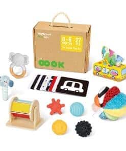 Juguetes Montessori para Bebés 0-6 Meses, 7 en 1 Juguetes