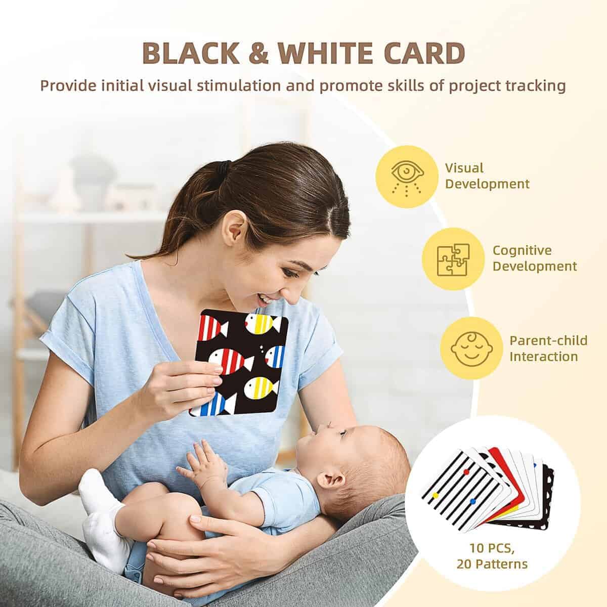 Juguetes Montessori para Bebés 0-6 Meses, 7 en 1 Juguetes - Imagen 8