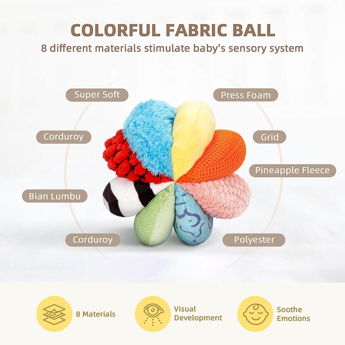 Juguetes Montessori para Bebés 0-6 Meses, 7 en 1 Juguetes - Imagen 4