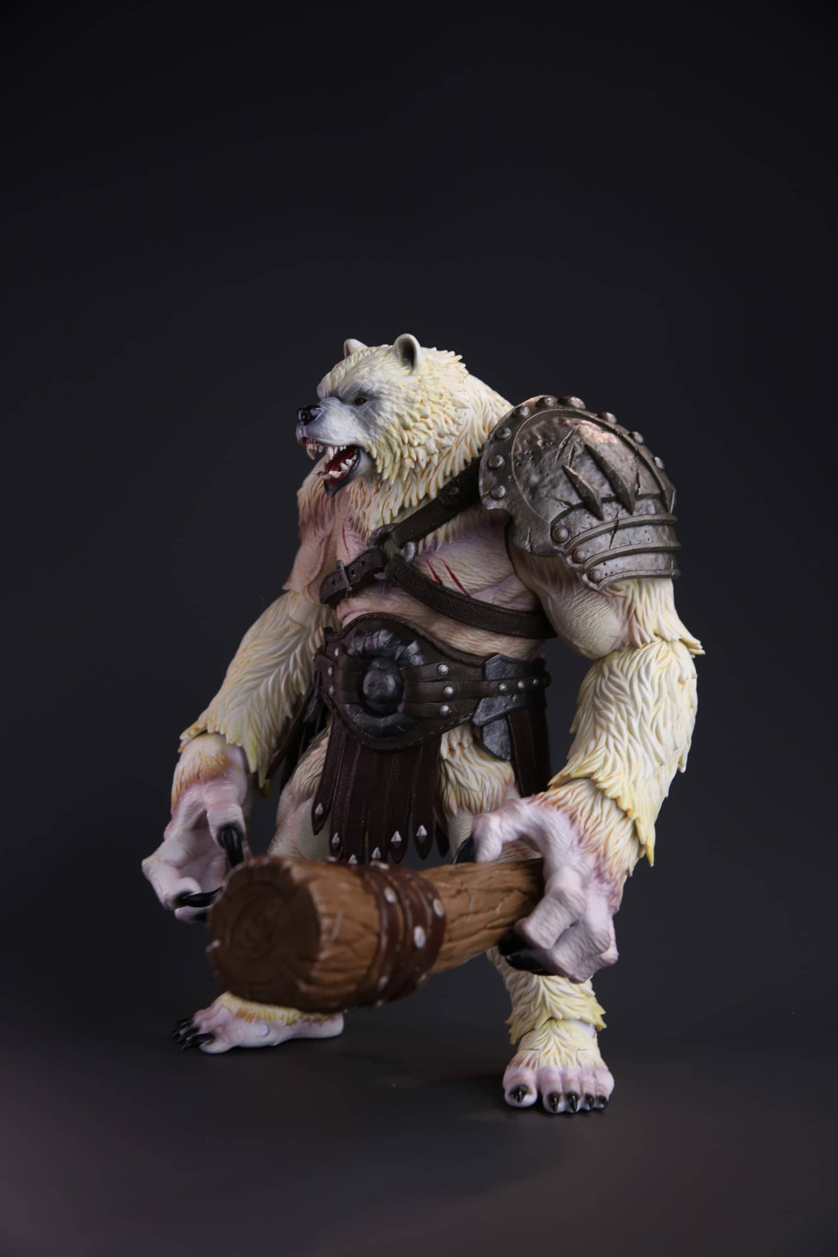 Figura de Acción de Oso Guerrero Antiguo MEMORYTOYS con - Imagen 5