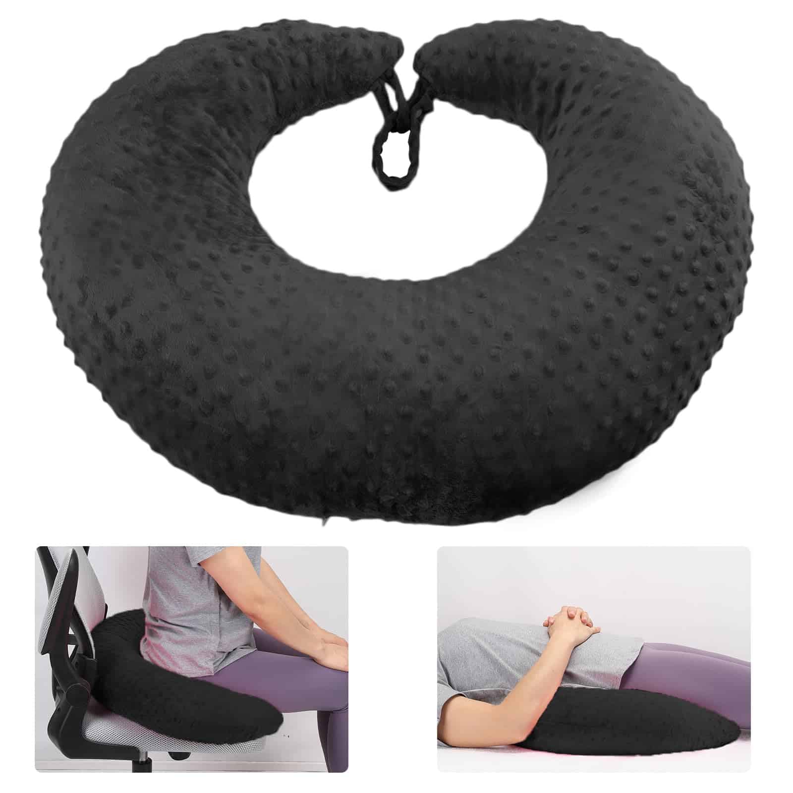 Almohada Anti Celulitis BBL Después de la -Negro