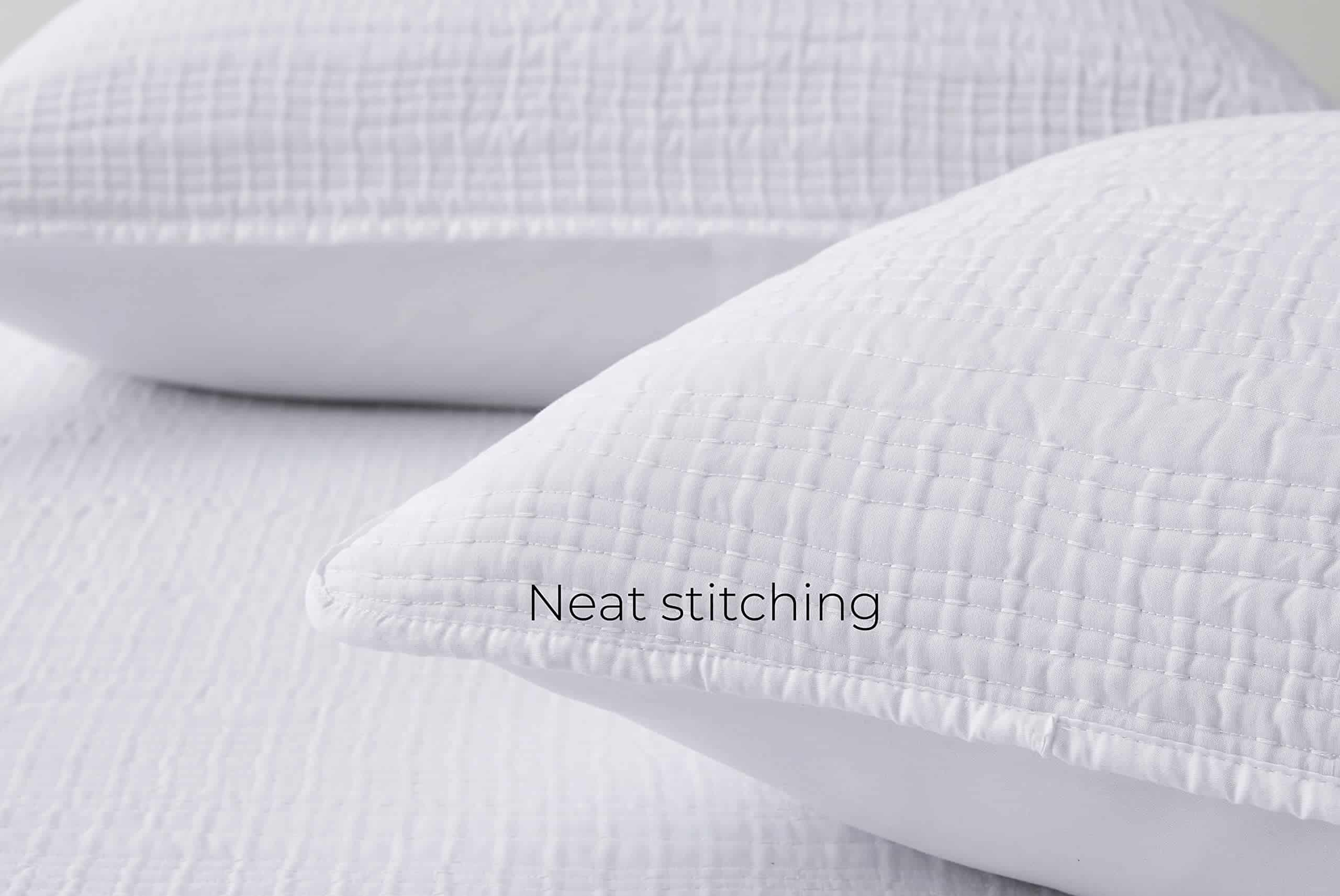 Juego de Edredón King Size Moonline Blanco 3 Piezas, Ligero - Imagen 5