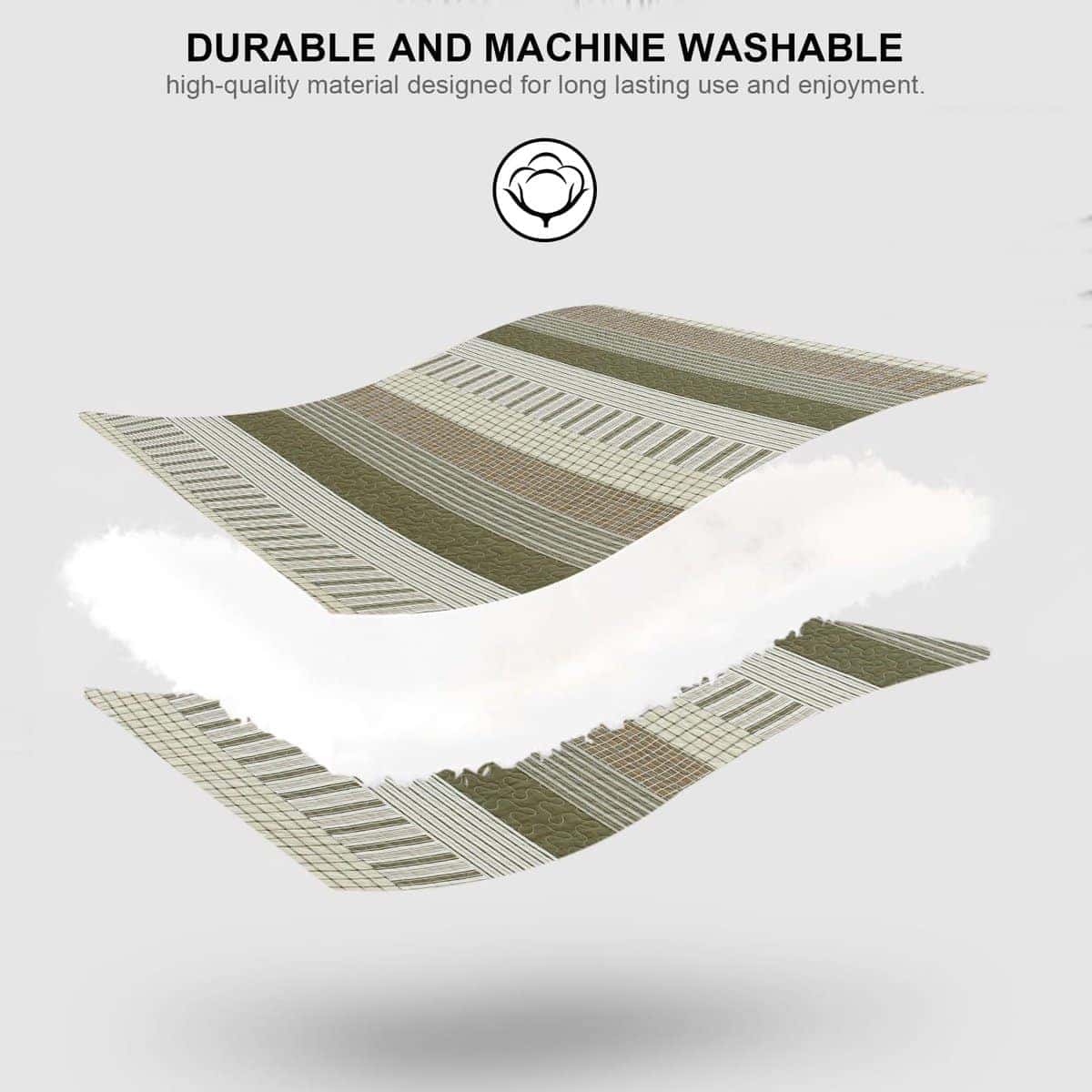 Juego de Edredón 100% Algodón Tamaño King, Edredón - Imagen 7