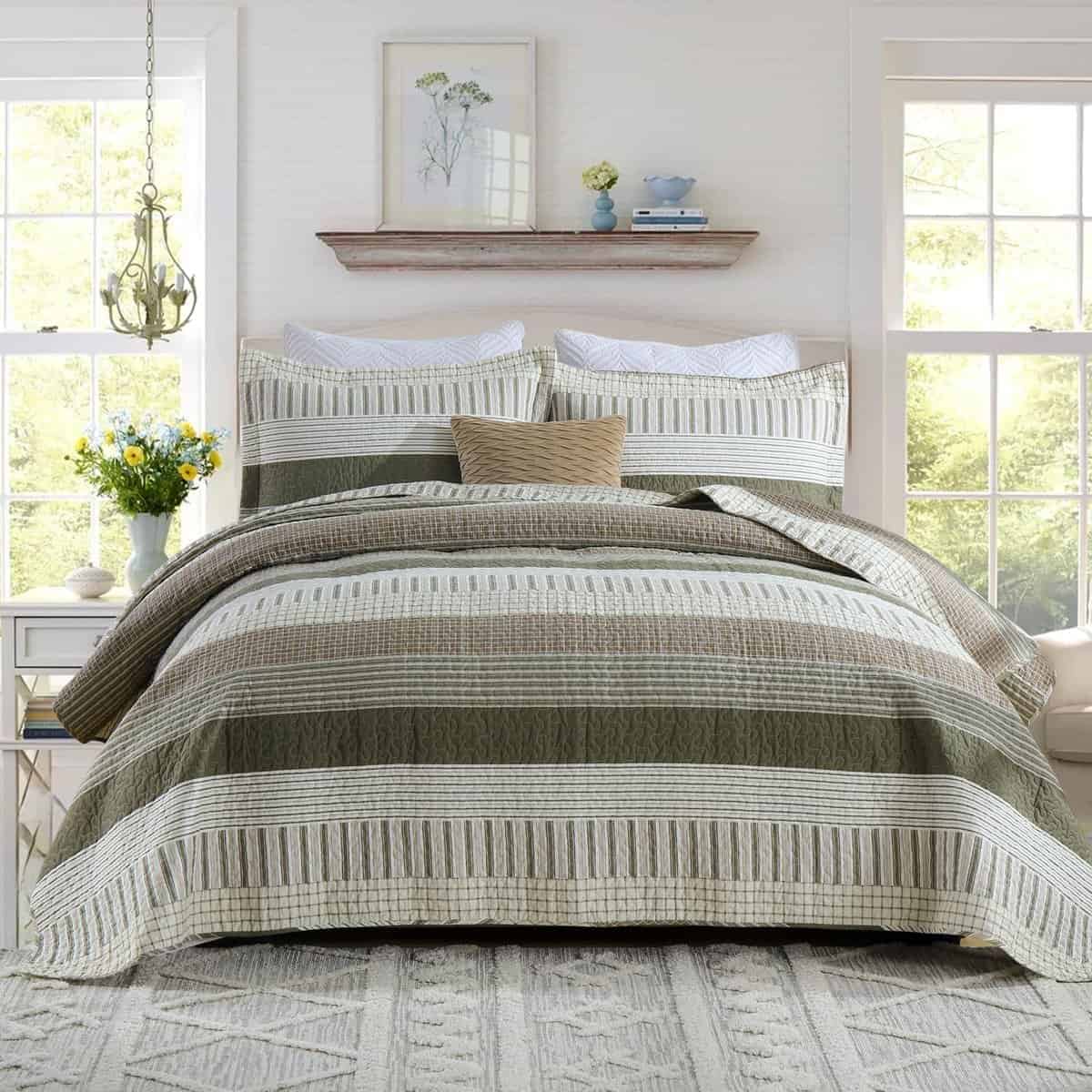 Juego de Edredón 100% Algodón Tamaño King, Edredón - Imagen 3