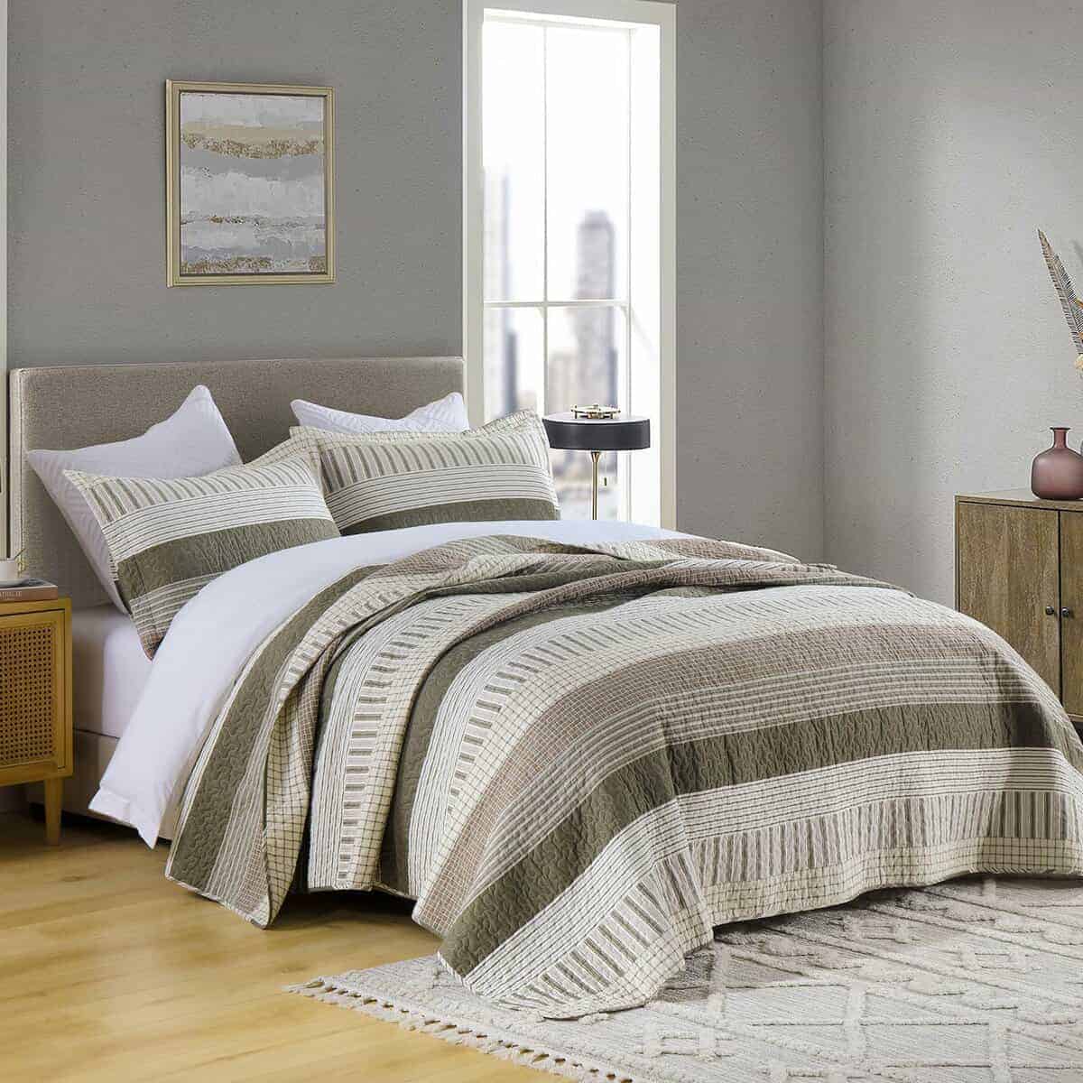 Juego de Edredón 100% Algodón Tamaño King, Edredón - Imagen 9