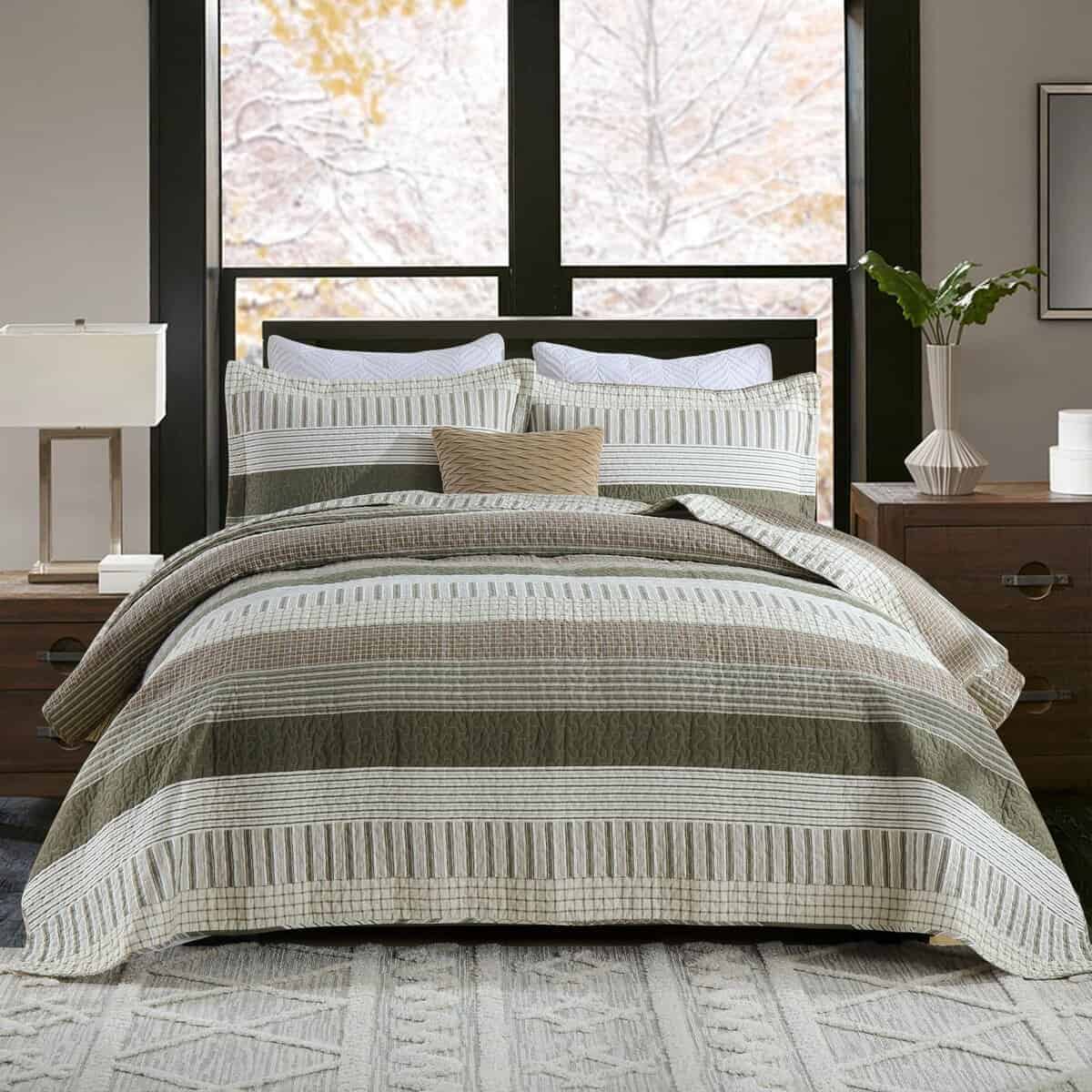 Juego de Edredón 100% Algodón Tamaño King, Edredón - Imagen 10