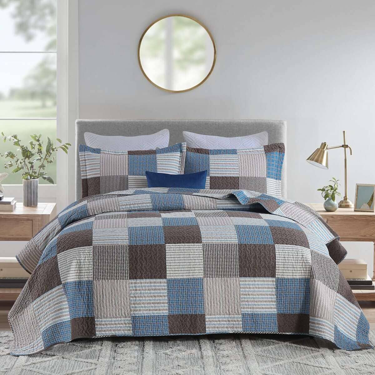 Juego de Colcha King Size Finlonte - Juego de Conforter de