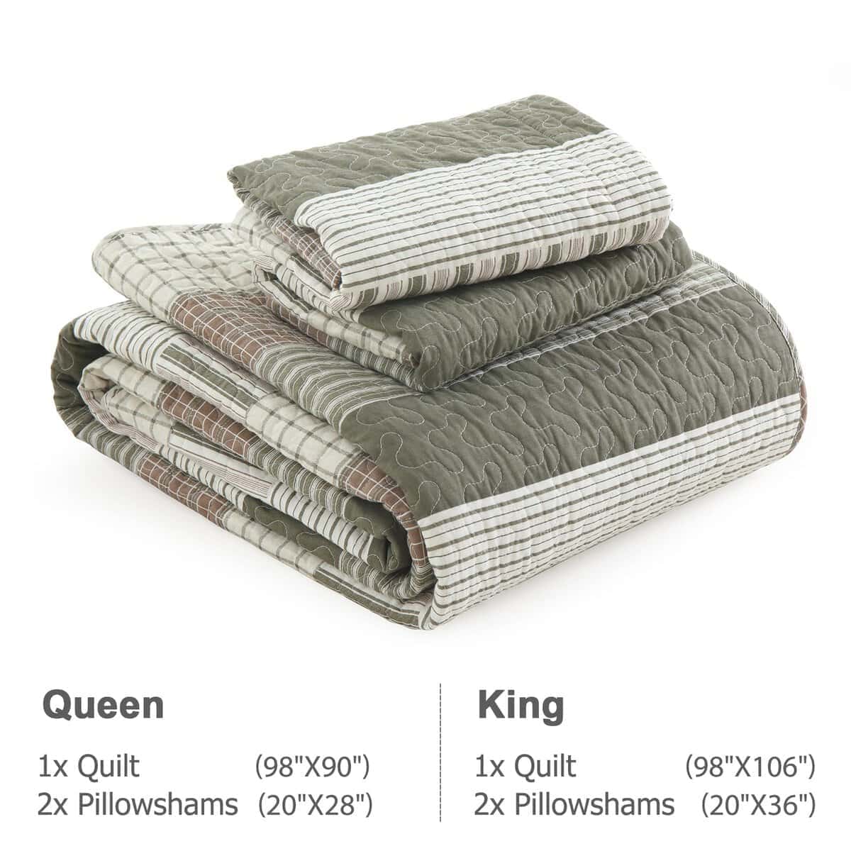 Colcha King Size Finlonte, Juego de Colcha King, Colcha de - Imagen 7