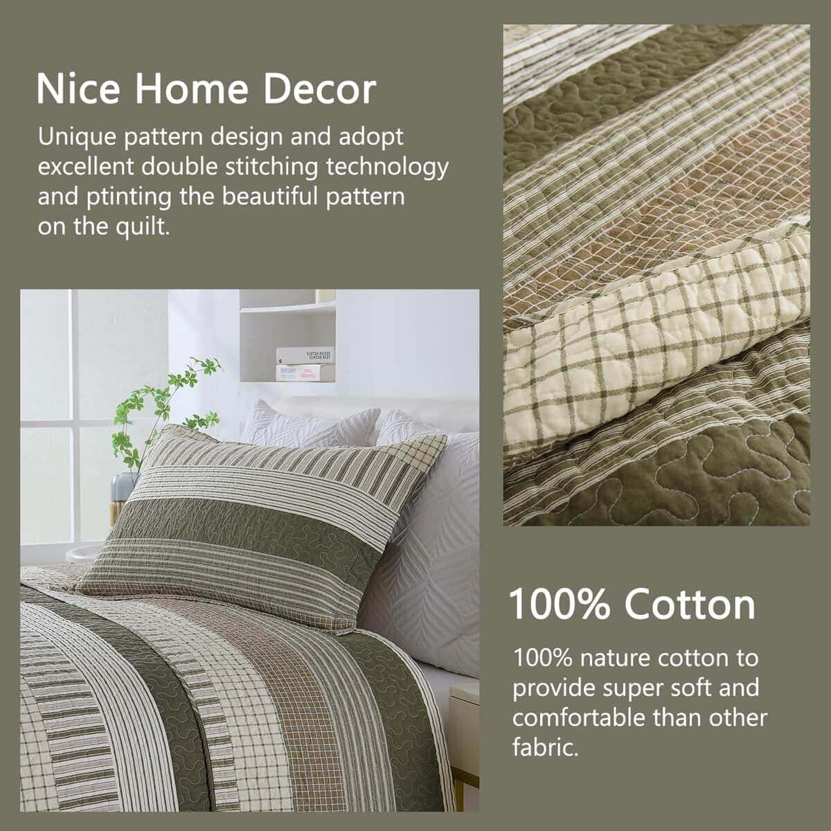 Colcha King Size Finlonte, Juego de Colcha King, Colcha de - Imagen 5