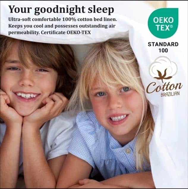 Juego de Ropa de Cama 100% Algodón de Tamaño King - Imagen 8