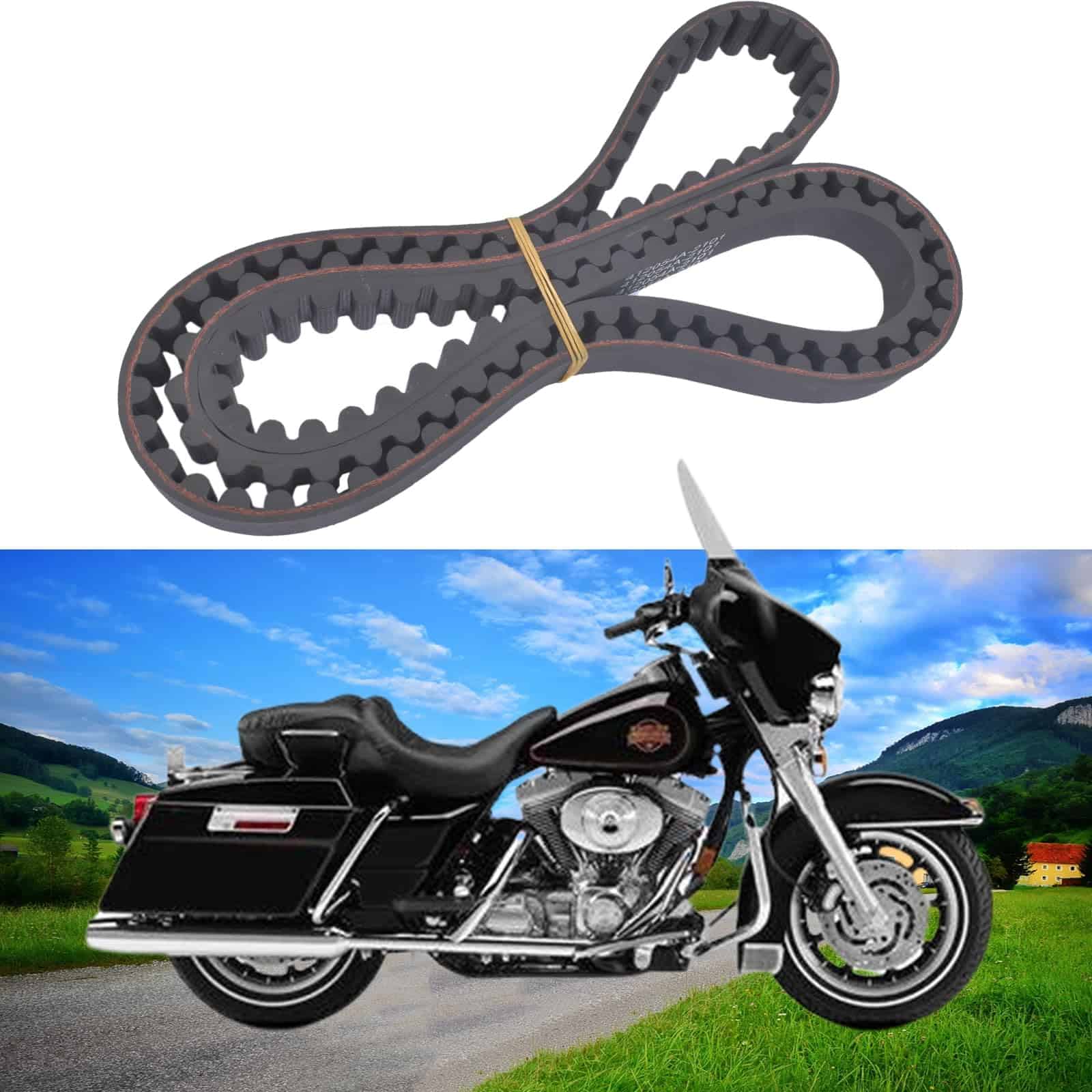 Correa de Transmisión Trasera 140T 1" Ajuste para Harley
