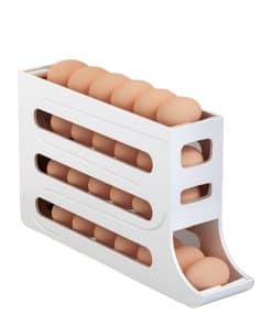 Organizador de huevos para refrigerador, dispensador de