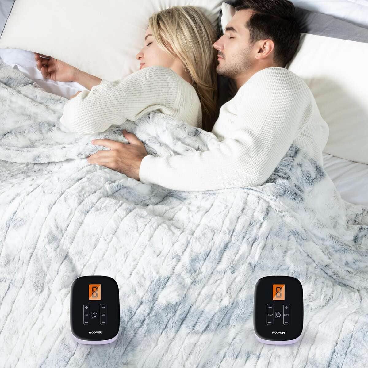 Manta Eléctrica Tamaño King WOOMER con Garantía de 5 Años,