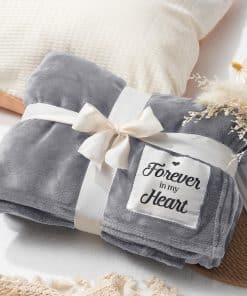 Manta de Felpa de Simpatía Memorial - Por Siempre en Mi