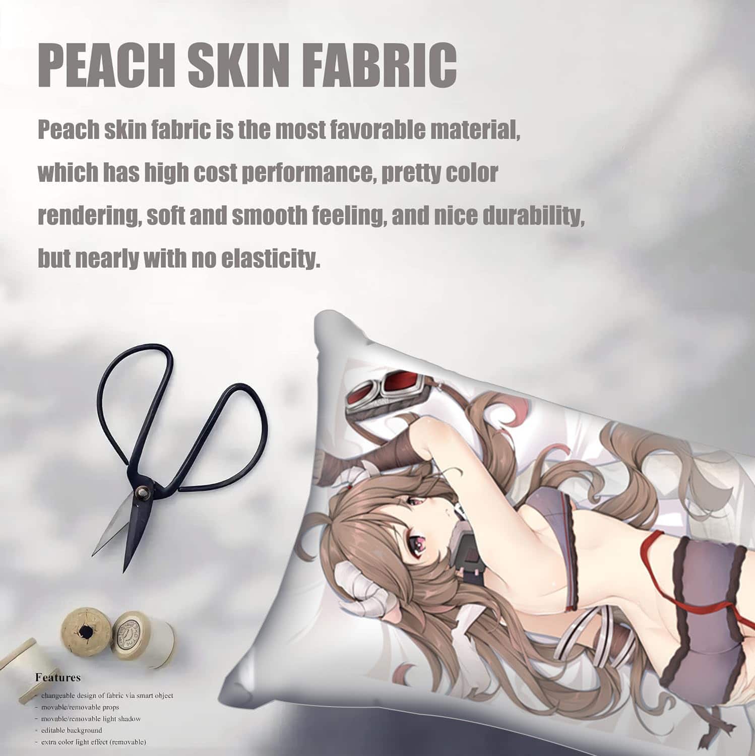 Funda de almohada ZQJYMXY Dakimakura Anime Arknights, - Imagen 3