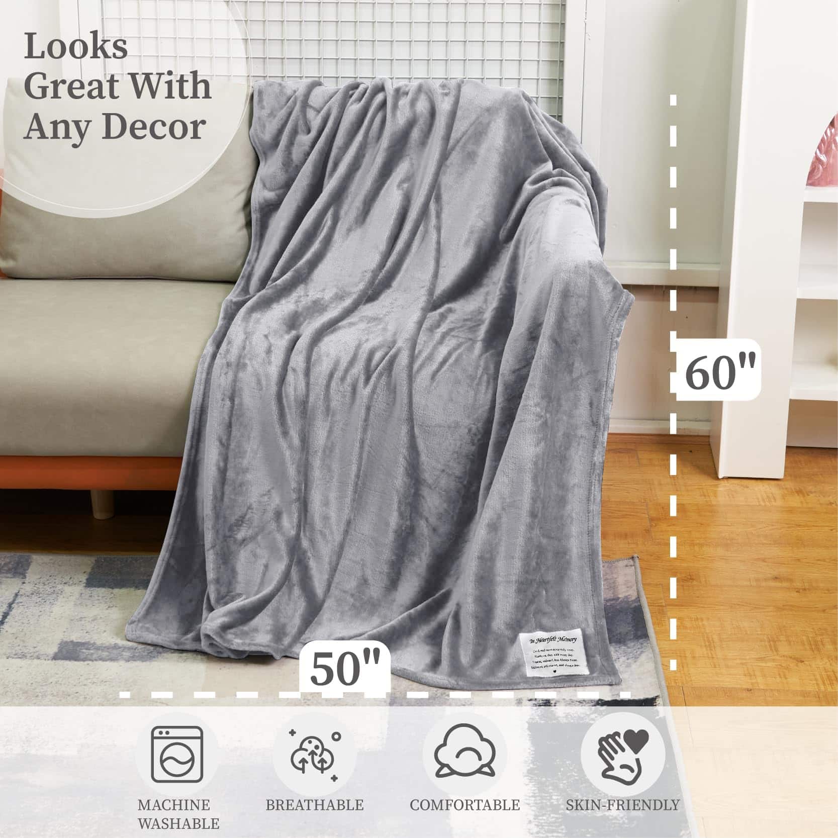 Manta de Memoria Profunda - Suave Manta de Simpatía - Imagen 5