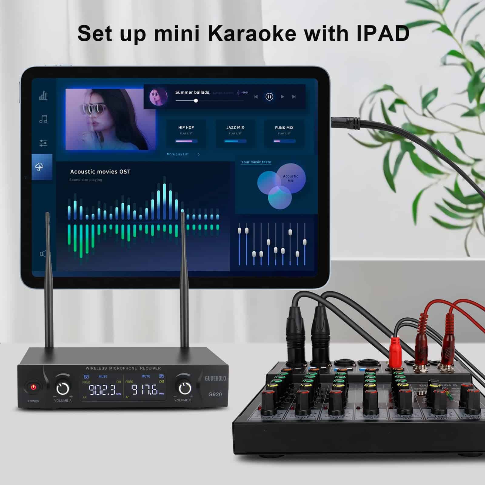Mezcladora de Audio Profesional de 6 -Negro - Imagen 6
