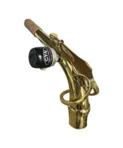 CYN Cuello de Saxofón Alto con Soporte para Micrófono para