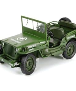 Modelo de Coche Jeep Willys MB 1/18 Vehículo Militar
