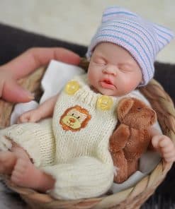 Muñeca Bebé Reborn MYREBABY de 7 Pulgadas, Muñeca Realista