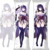 Funda de Cojín de Cuerpo Abrazable Anime Genshin Impact,