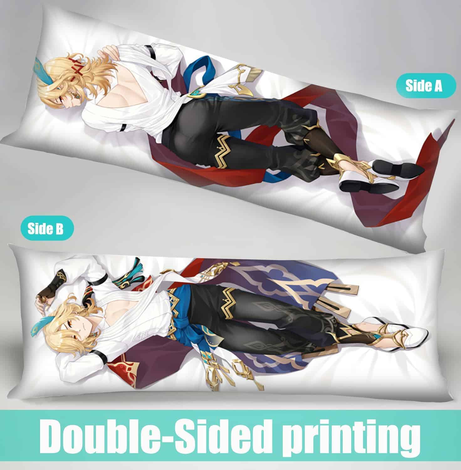 Funda de almohada Dakimakura Anime Genshin Impact de cuerpo - Imagen 6