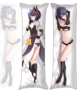Funda de almohada de cuerpo abrazador de anime Genshin