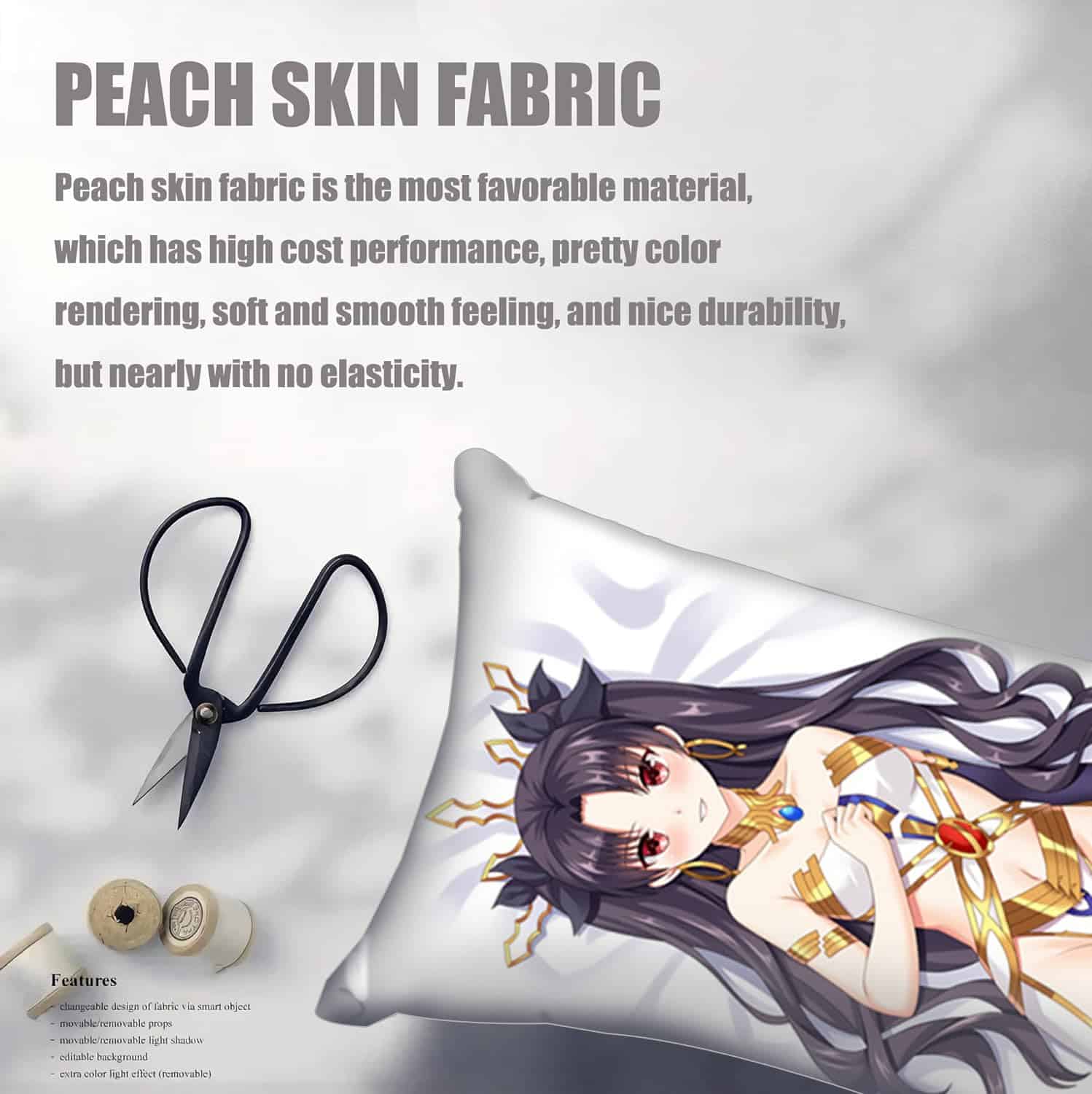 Funda de almohada corporal abrazable ZQJYMXY Dakimakura - Imagen 3