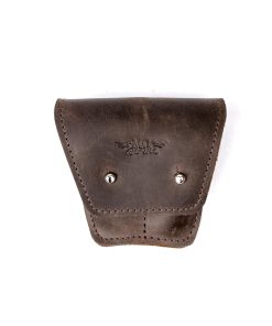 Estuche de piel genuina para 2 boquillas de trompa