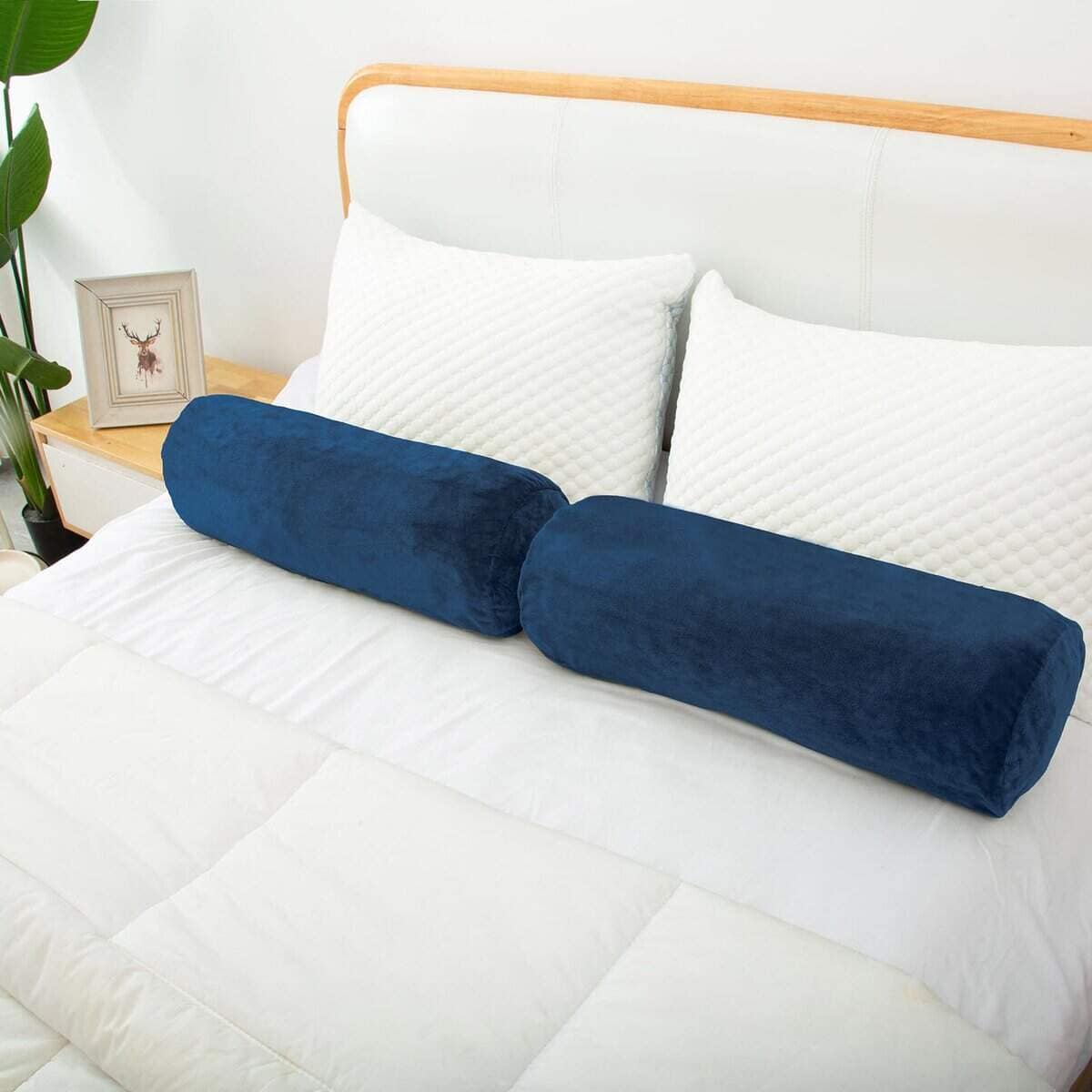 Almohada Cilíndrica MIDDLE ONE, Almohadas de Espuma con - Imagen 7