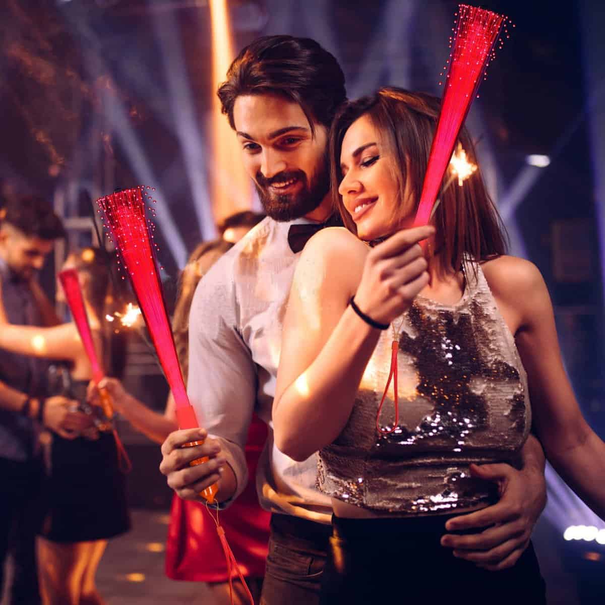 YOFOBU 60 PCS Varitas de Fibra Óptica Que Brillan Varitas - Imagen 7