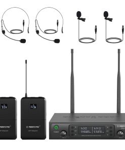 Sistema de Micrófono Inalámbrico Dual UHF Phenyx Pro - Set