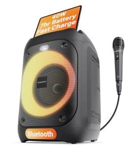 Bocina de Fiesta Portátil con Bluetooth | 40W de Potencia y