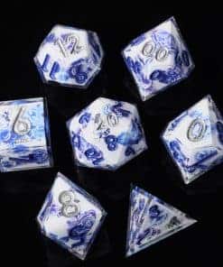 DND Dice Juego de dados de poliedro de bordes afilados Mini