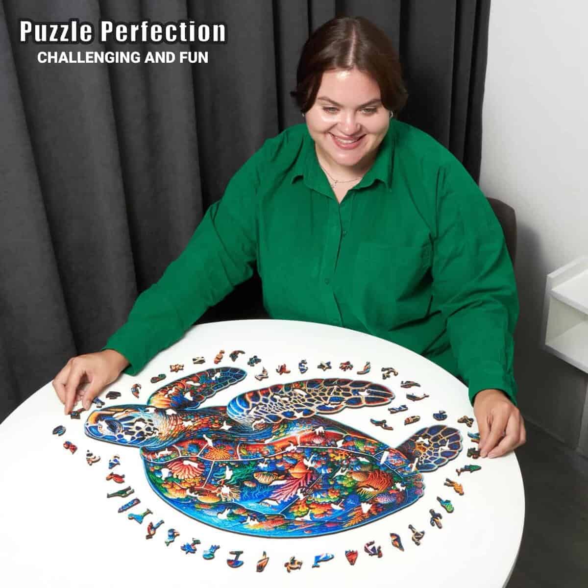 LEOGOR El Rompecabezas de Madera Extra Grande Original para - Imagen 3