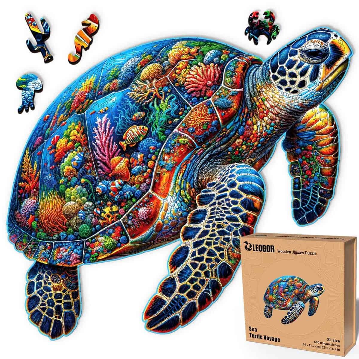 LEOGOR El Rompecabezas de Madera Extra Grande Original para