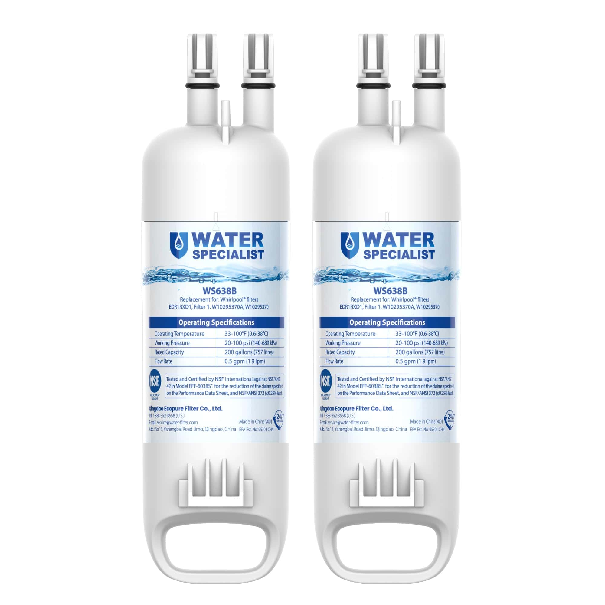 Filtro de agua para refrigerador Waterspecialist EDR1RXD1