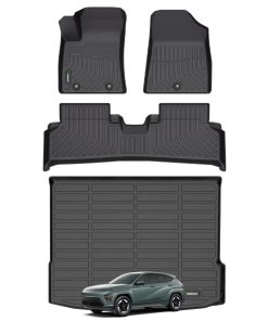 ANBINGO - Tapetes a Medida para Hyundai Kona Eléctrico 2024