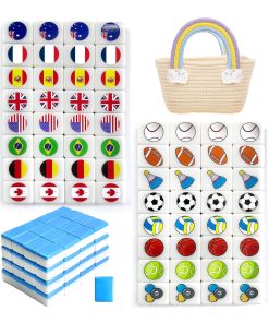 Juego de Bloques Mahjong Seaside Escape con 65 Piezas 30mm