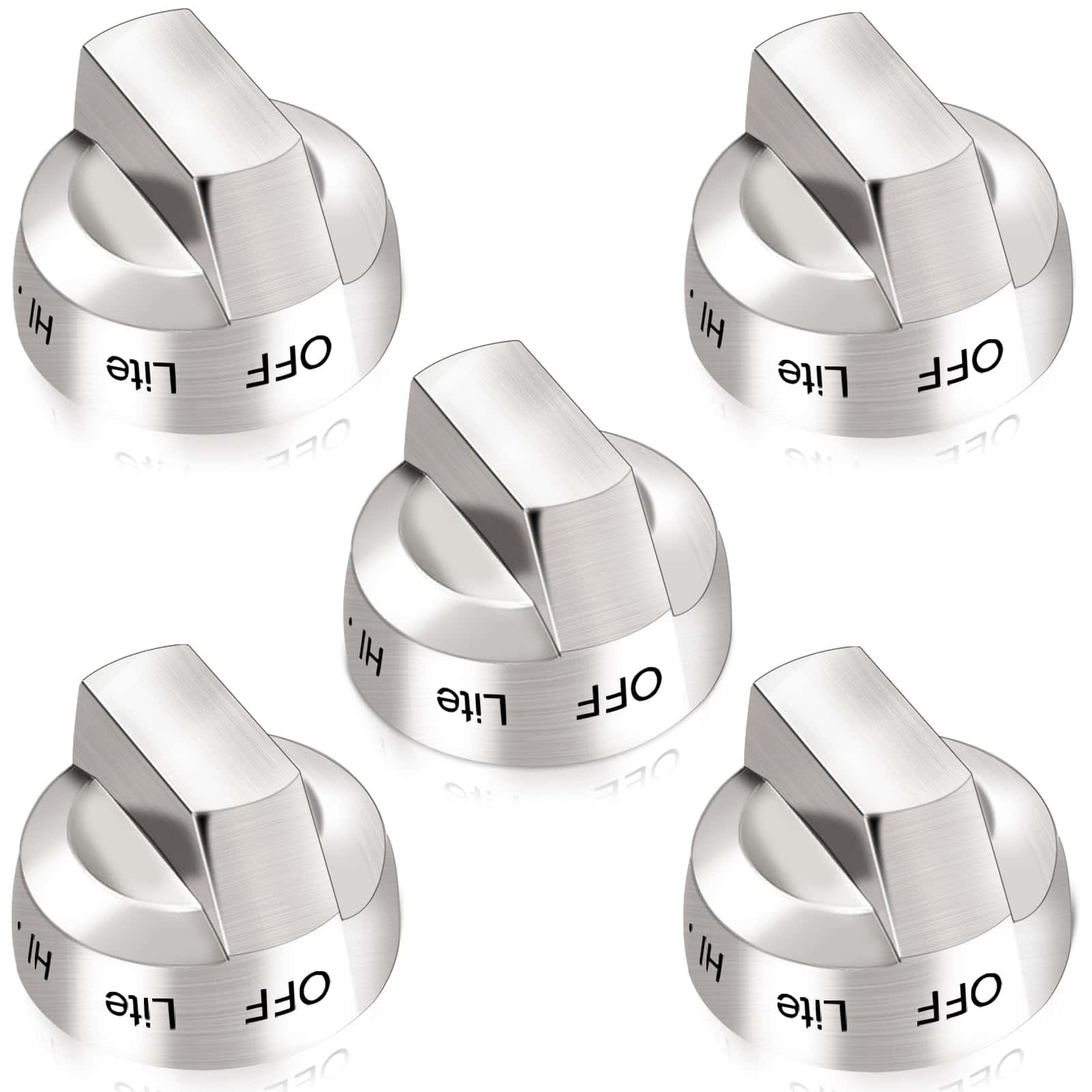 Perilla de dial de quemador de superficie de rango