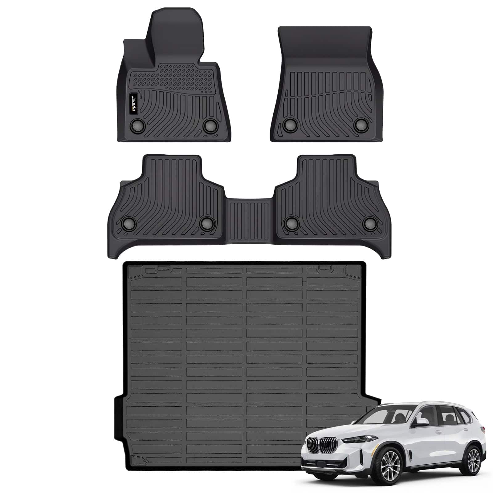 Juego de tapetes para piso y forro de carga para BMW X5