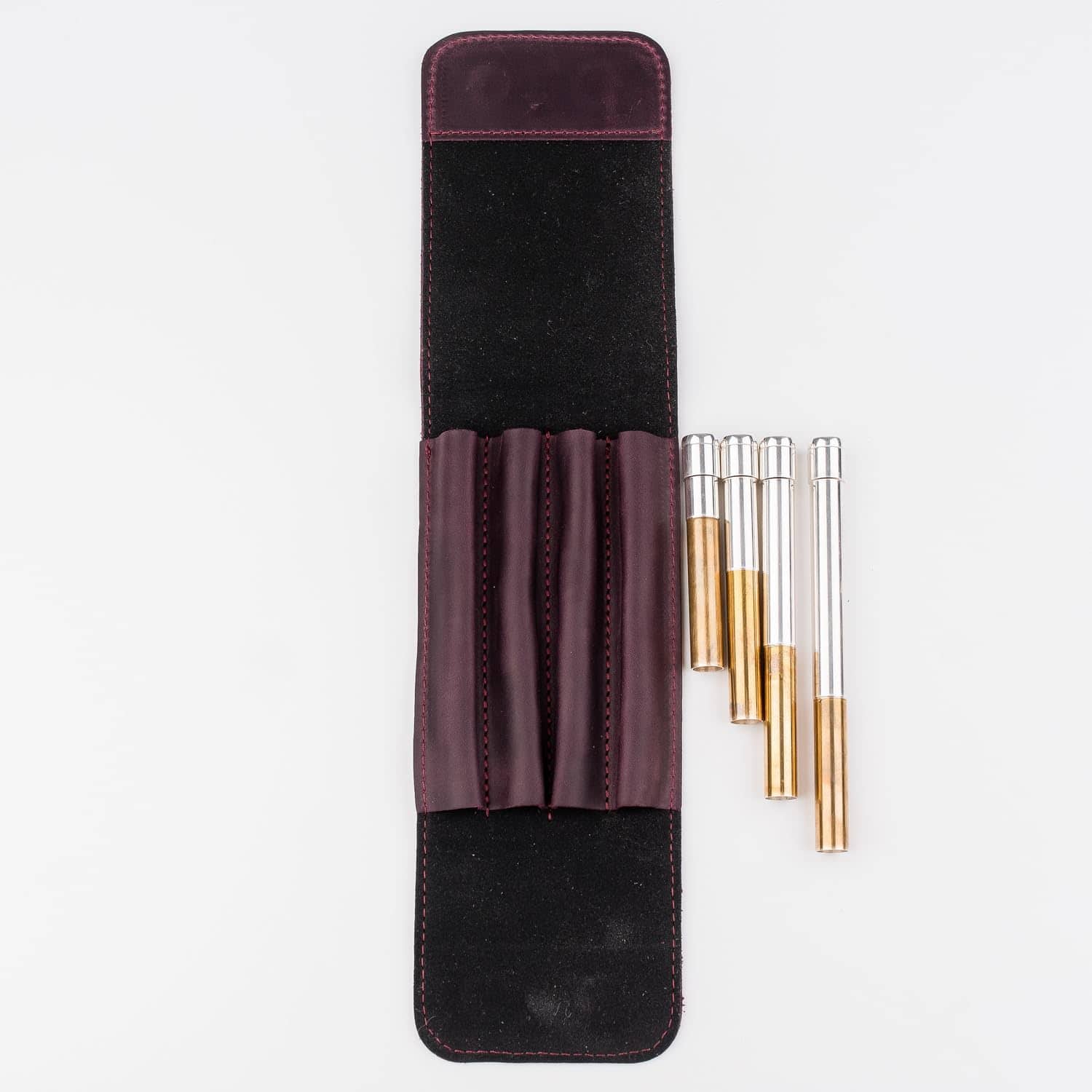 PortaBoquillas para Trompeta Piccolo de Trabajo en Cuero MG - Imagen 6