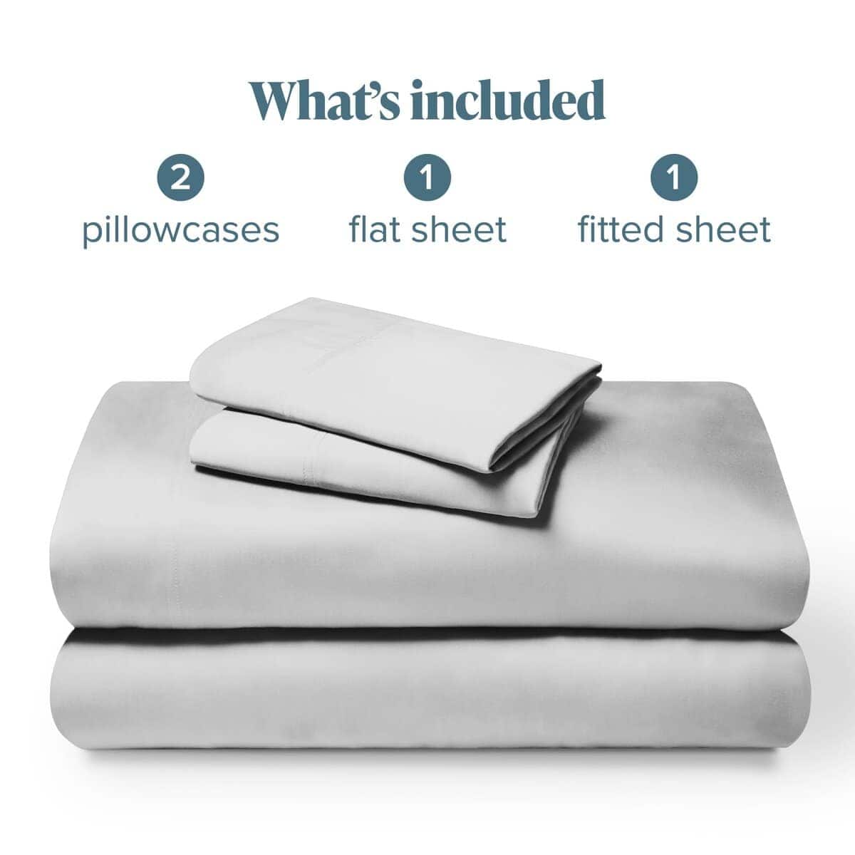 Juego de sábanas Bamboo Split Head Flex King de Bare Home - - Imagen 8