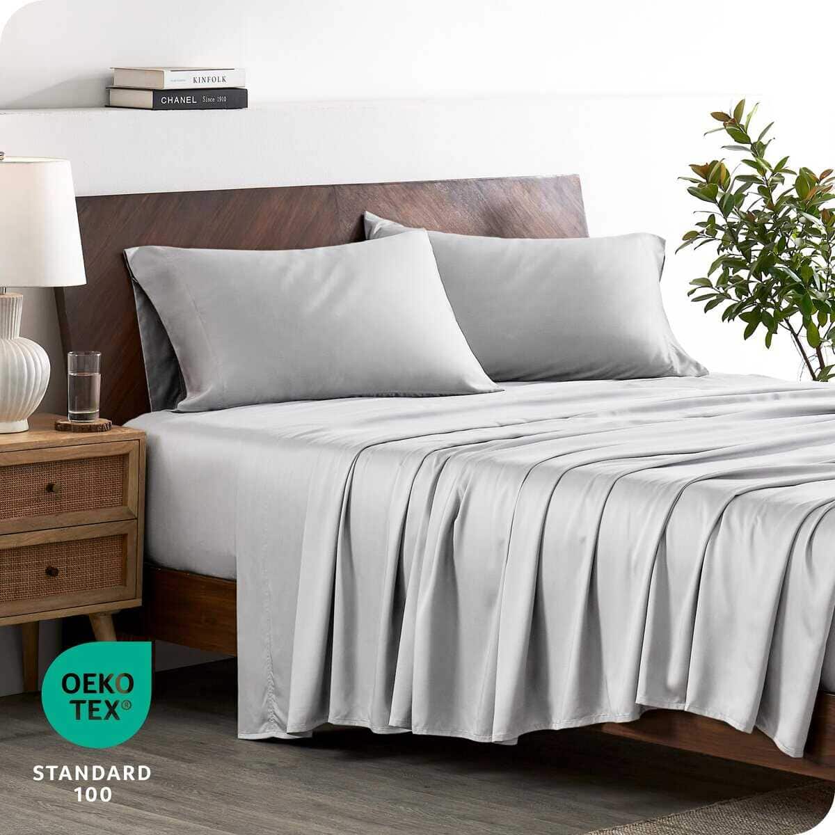 Juego de sábanas 100% Rayón de Bambú Twin XL de Bare Home - - Imagen 4