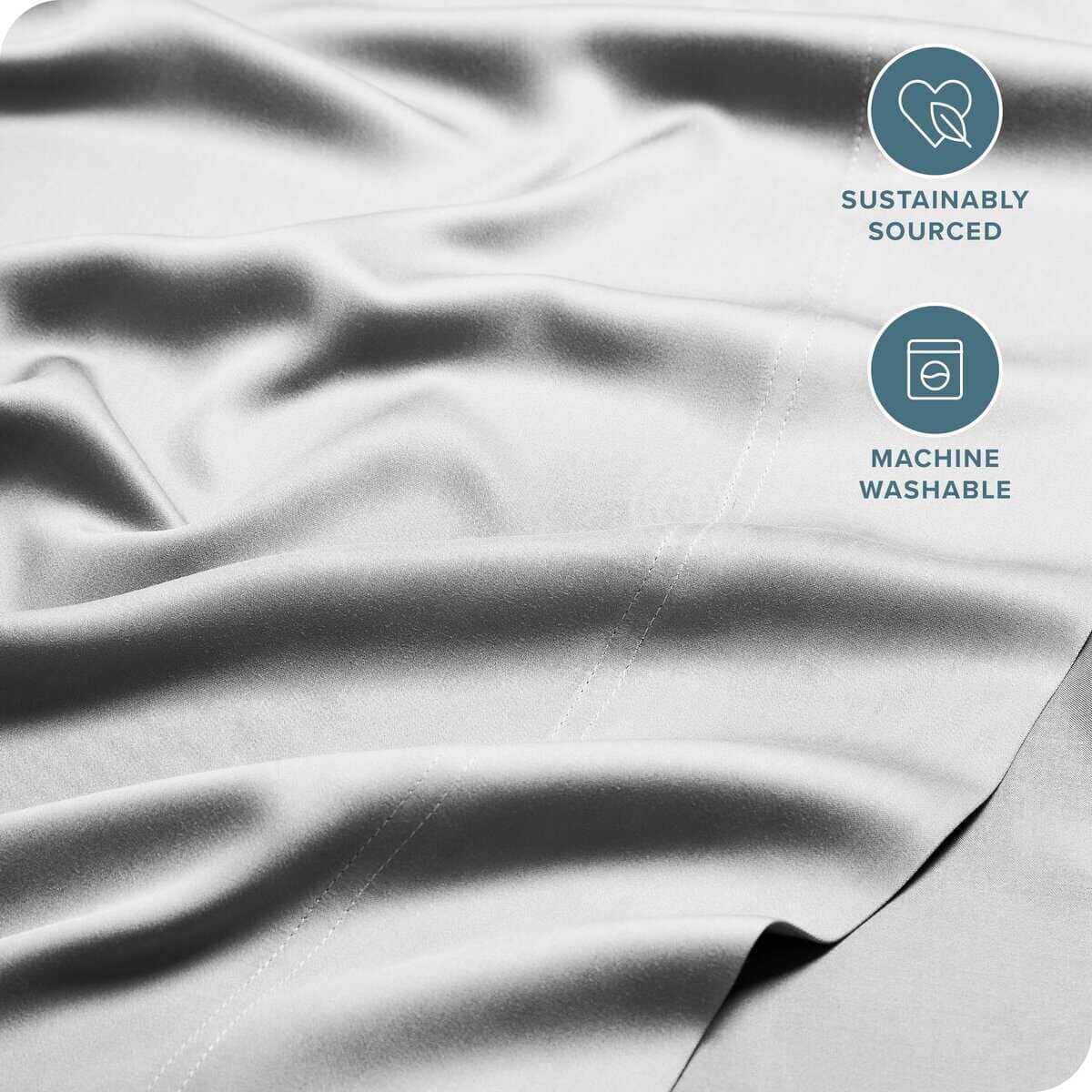 Juego de sábanas 100% Rayón de Bambú Twin XL de Bare Home - - Imagen 6