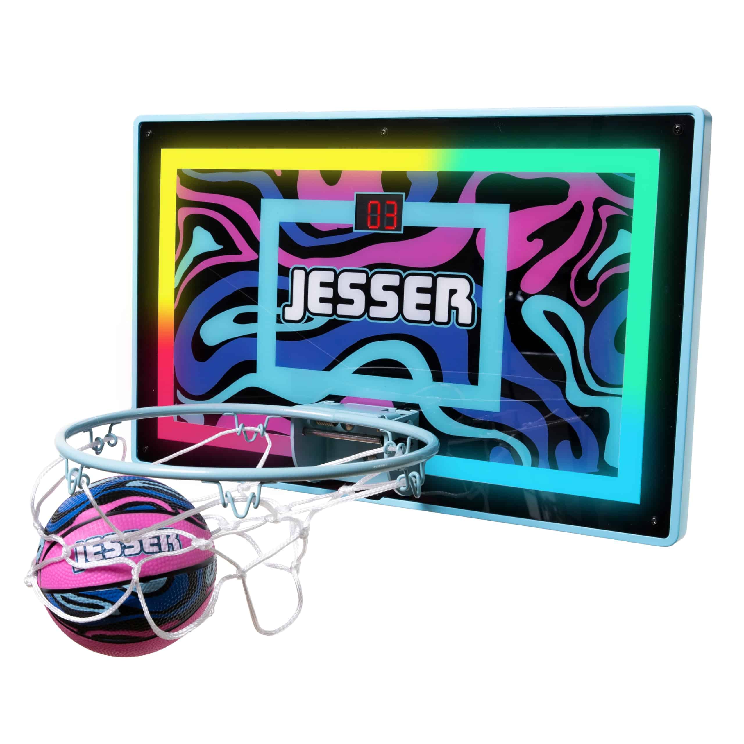 Jesser Hoop Over The Door Mini Basketball Hoop - 2 Modos de
